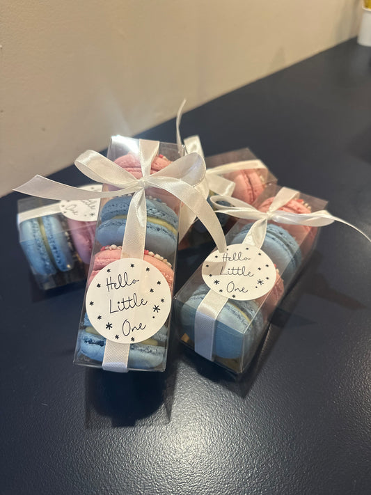Geboorte macaron 4 stuks